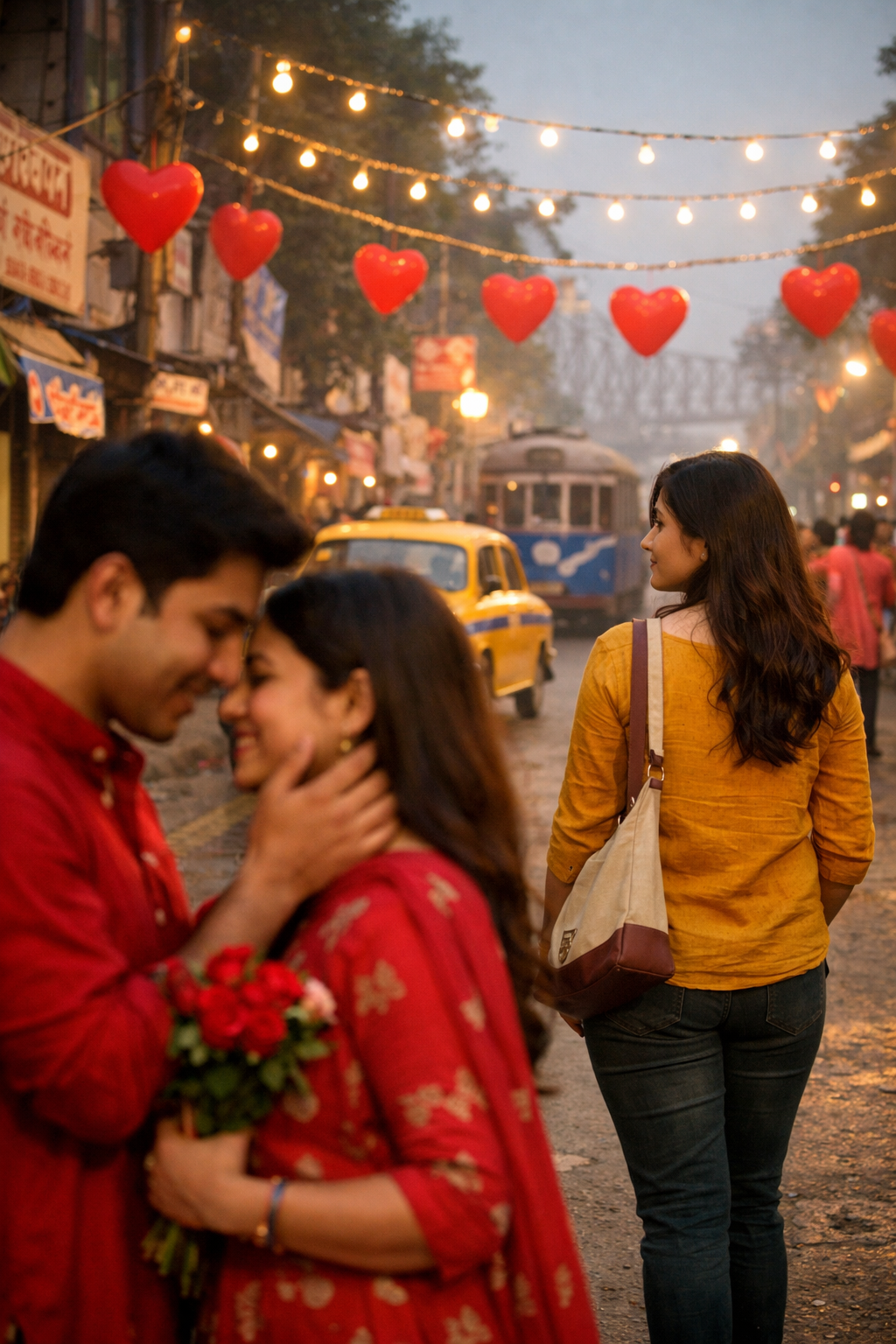 একা মেয়ের ভ্যালেন্টাইন ডে