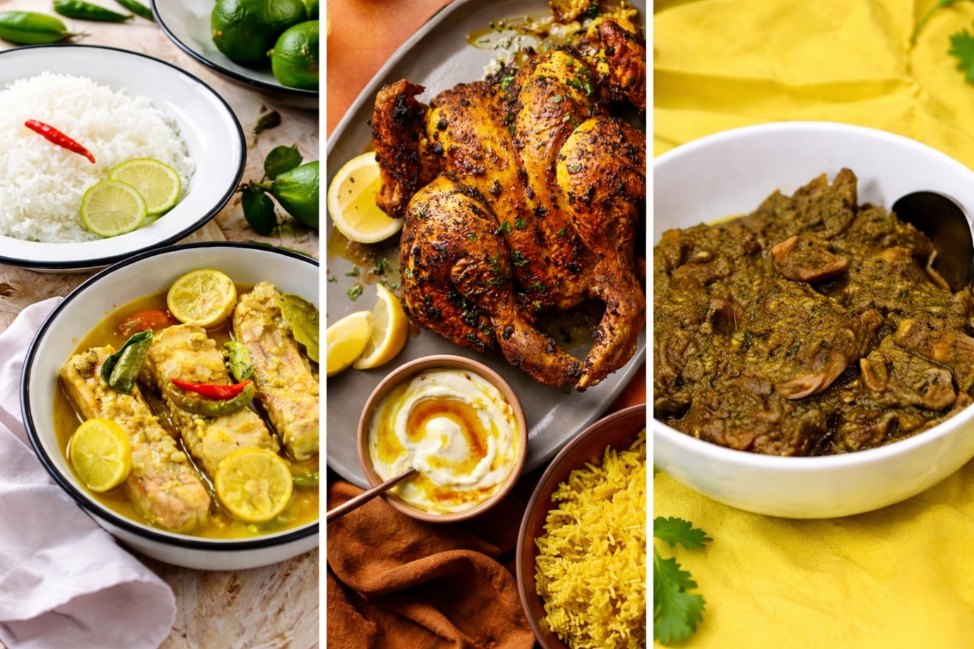 ৩টি সুস্বাদু ফিশ চিকেন মাটন রেসিপি